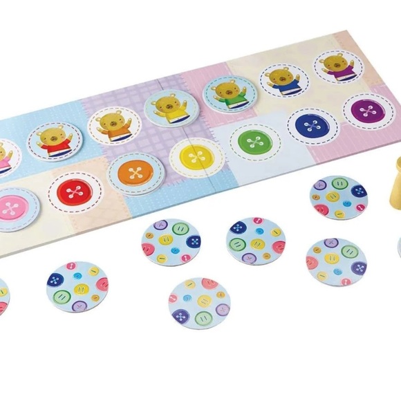 Peaceable Kingdom Button Belly Button Game kids game toy coloring for 2yr - Picture 5 of 10